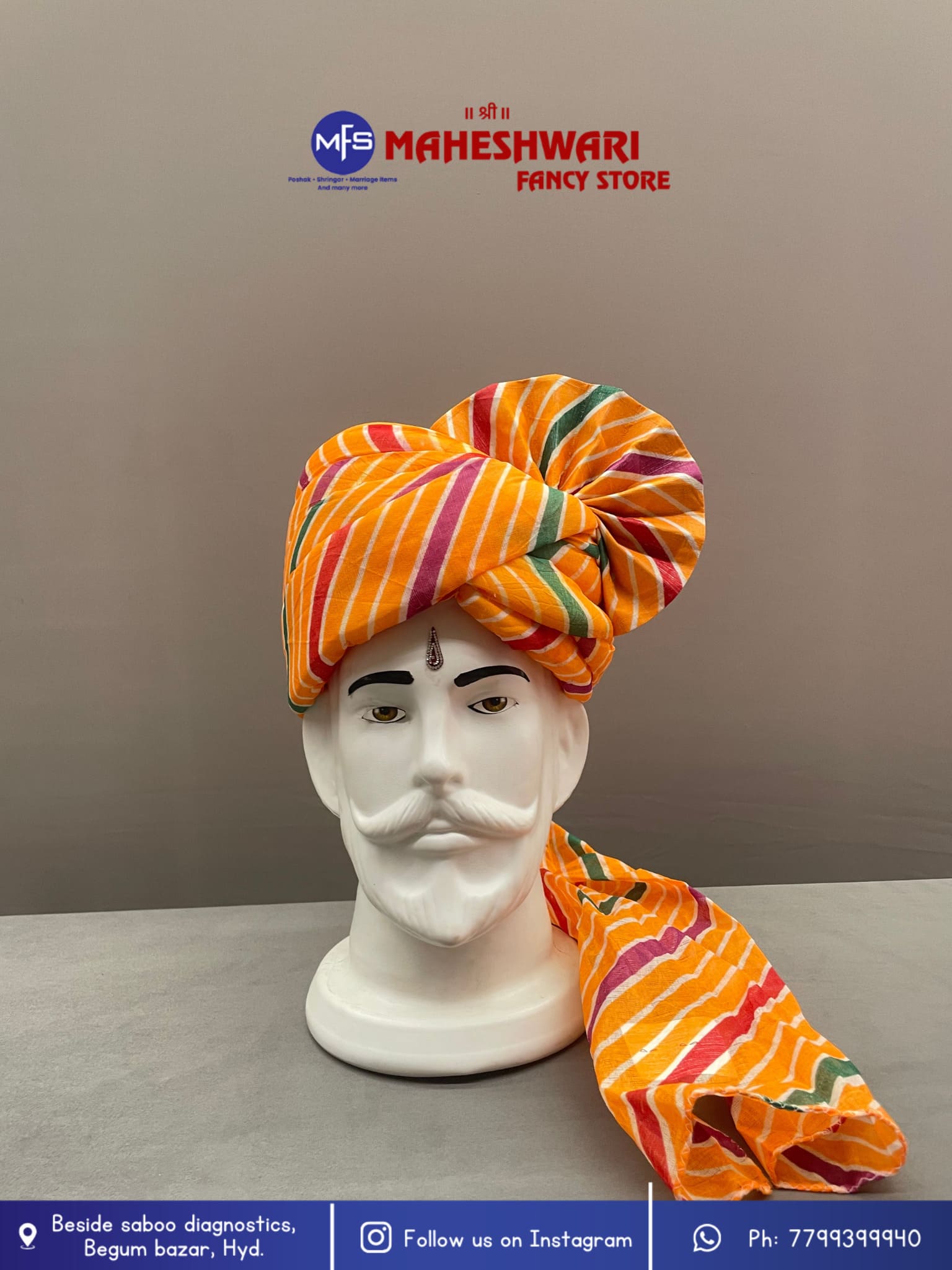 MFS Wedding Essentials - Multicolour Swagat Pagdi